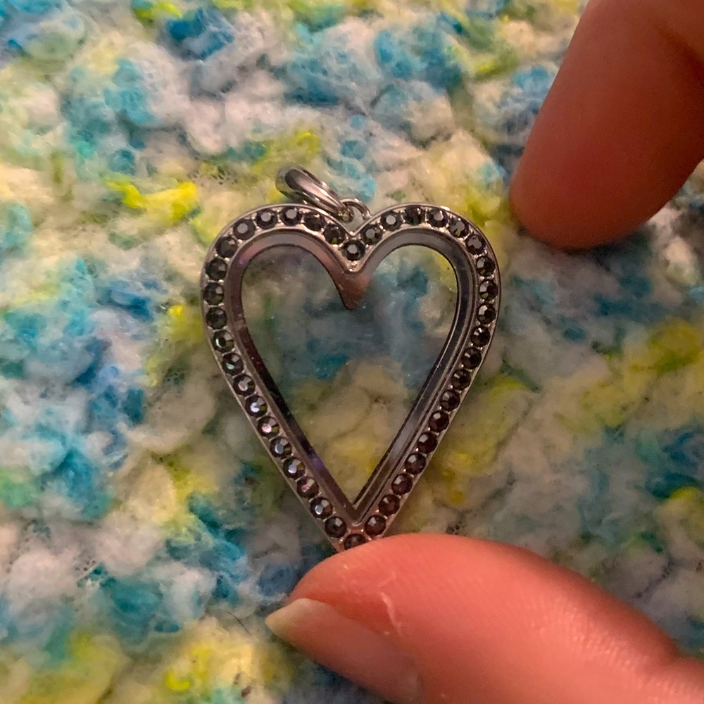 Origami owl heart locket